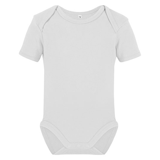 Body Niemowlece Krotki Rekaw Bawelniane Organiczne X21120 - White