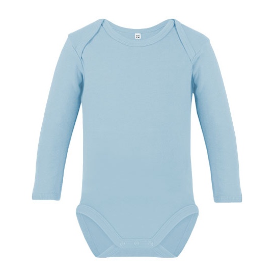 Body Niemowlece Dlugi Rekaw Organiczna Bawelna X21420 - Powder Blue