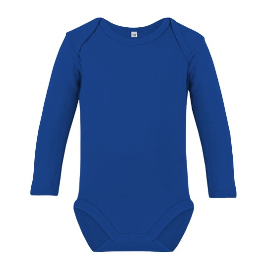 Body Niemowlęce Długi Rękaw Organiczna Bawełna X21420 - Royal Blue