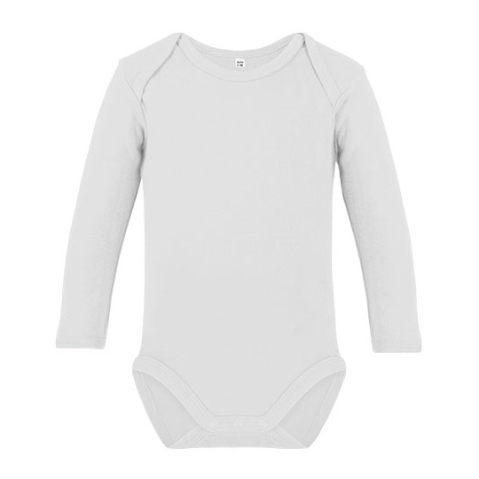 Body Niemowlęce Długi Rękaw Organiczna Bawełna X21420 - White