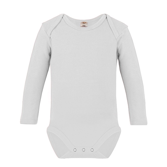 Body niemowlęce z długim rękawem X805 - White