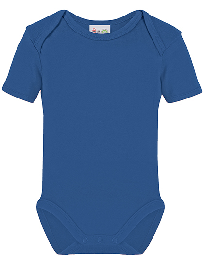 Body Niemowlęce Krótki Rękaw Bawełna Organiczna X946 - Deep Royal
