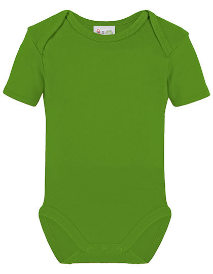 Body Niemowlęce Krótki Rękaw Bawełna Organiczna X946 - Lime Green