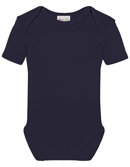 Body Niemowlece Krotki Rekaw Bawelna Organiczna X946 - Navy