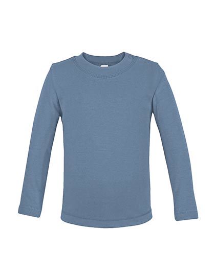 Koszulka Dziecięca Długi Rękaw Bawełniana Interlock X955 - Babyblue