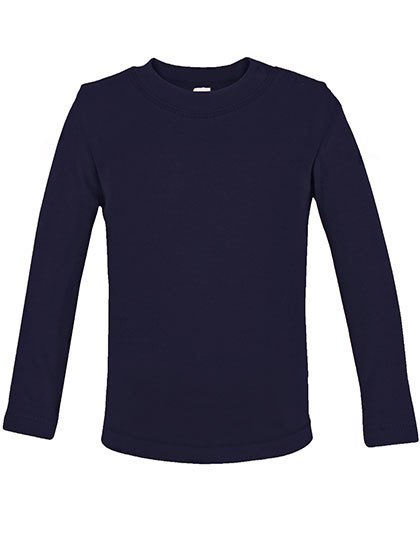 Koszulka Dziecieca Dlugi Rekaw Bawelniana Interlock X955 - Navy
