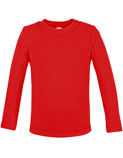 Koszulka Dziecieca Dlugi Rekaw Bawelniana Interlock X955 - Red