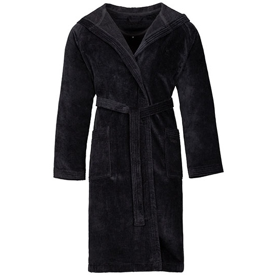 Szlafrok Unisex Welurowy Bawelniany XF400 - Black
