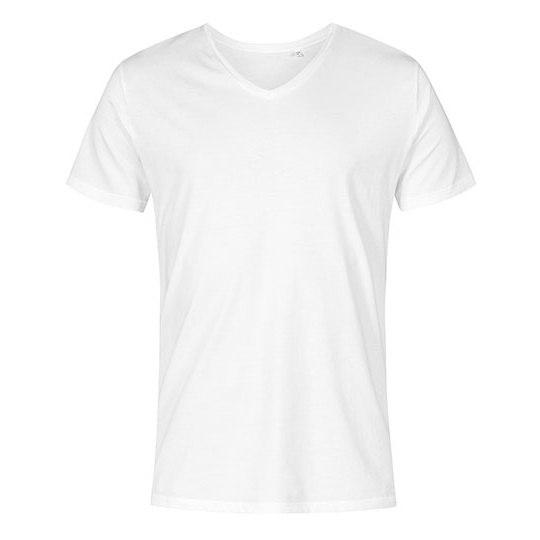 T-shirt Męski Slim Bawełna Czesana XO1425 - White
