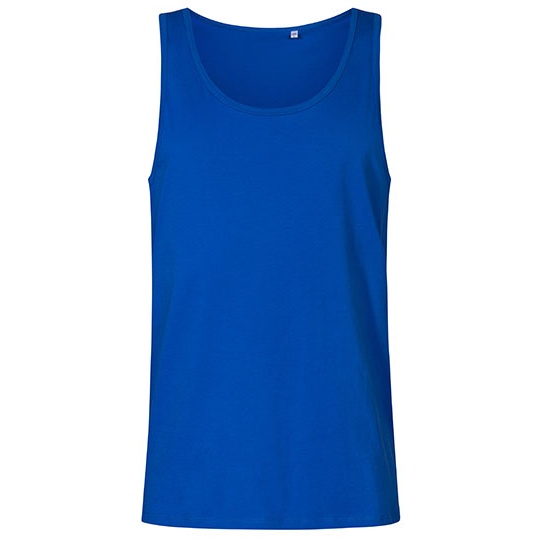 Tank Top Meski Slim Bawelna Czesana XO1450 - Azur Blue