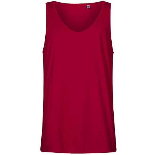 Tank Top Męski Slim Bawełna Czesana XO1450 - Berry
