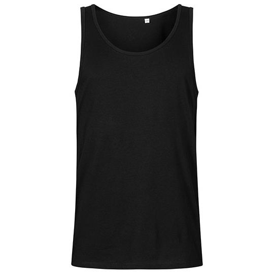 Tank Top Meski Slim Bawelna Czesana XO1450 - Black