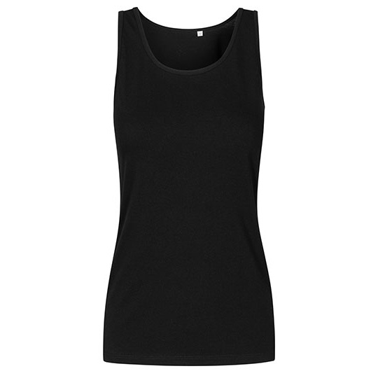 Damski top bez rękawów slim XO1451 - Black