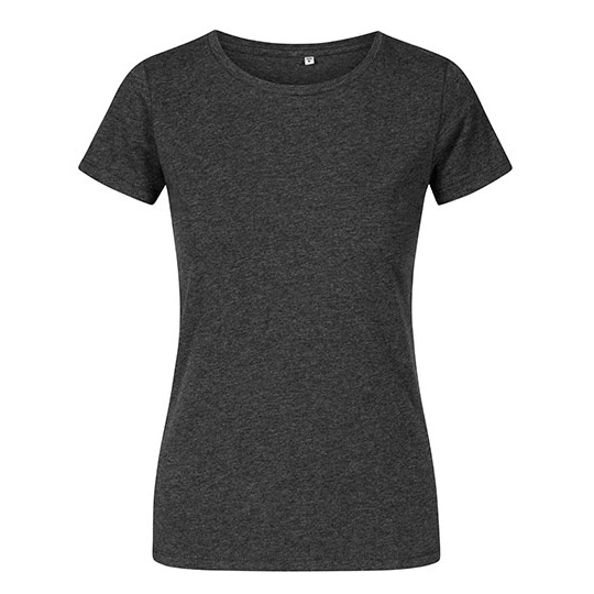 T-shirt Damski Slim Bawełniany XO1505 - Heather Black