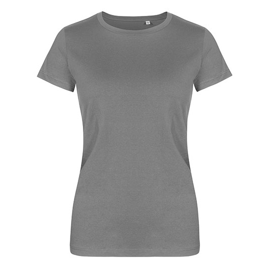 T-shirt Damski Slim Bawelniany XO1505 - Steel Grey (Solid)