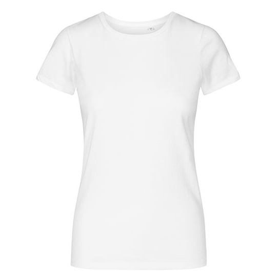 T-shirt Damski Slim Bawełniany XO1505 - White