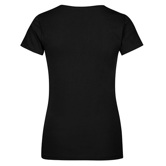 T-shirt Damski Slim Bawełna Czesana XO1525 - Black