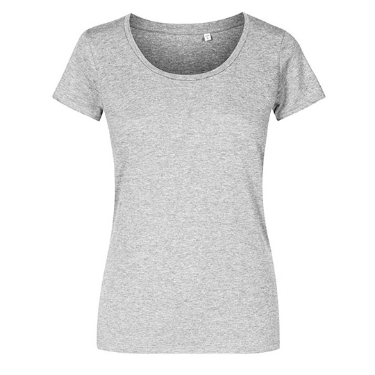 T-shirt Damski Slim Bawełniany XO1545 - Heather Grey