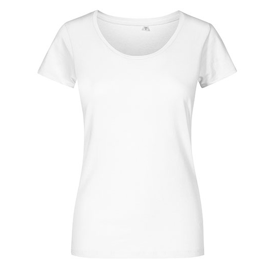 T-shirt Damski Slim Bawełniany XO1545 - White