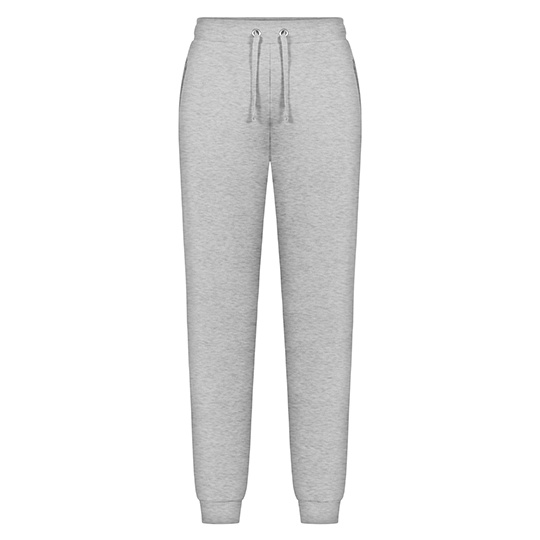 Spodnie Dresowe Nieczesany Molton Mieszanka Bawelny XO1600 - Heather Grey