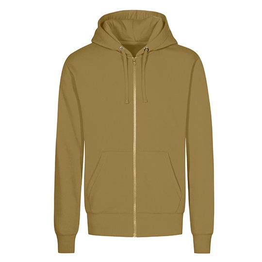 Bluza Meska Z Kapturem Na Zamek Bawelniana XO1650 - Olive