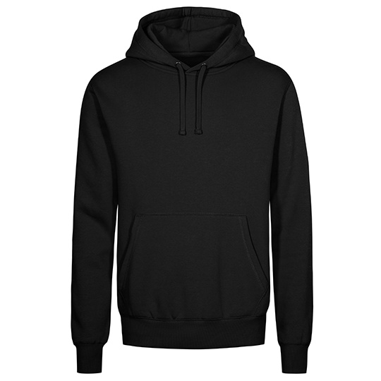 Bluza z Kapturem Molton XO1680 - Black
