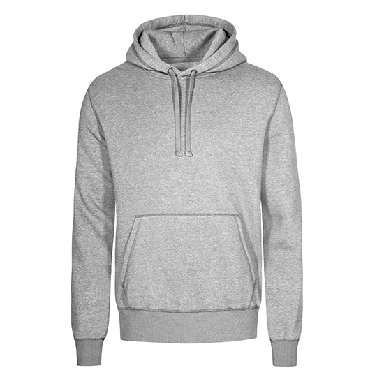 Bluza z Kapturem Molton XO1680 - Heather Grey
