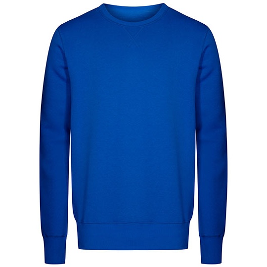 Sweter Męski Bawełniany Szczotkowany XO1699 - Azur Blue