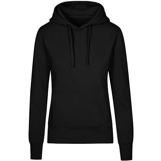 Bluza Damska z Kapturem Molton XO1781 - Black