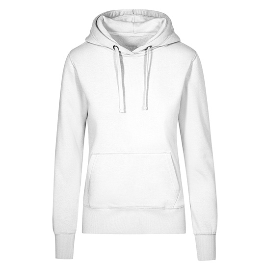 Bluza Damska z Kapturem Molton XO1781 - White