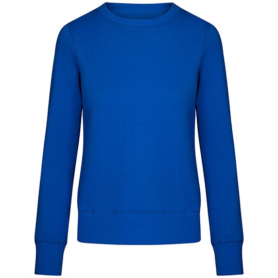 Sweter Damski Slim Bawelniany Szczotkowany XO1790 - Azur Blue