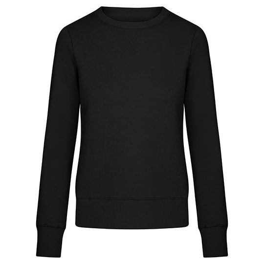 Sweter Damski Slim Bawelniany Szczotkowany XO1790 - Black