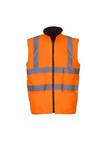 Kamizelka Dwustronna Polarowa Hi-Vis YK008F - Hi-Vis Orange