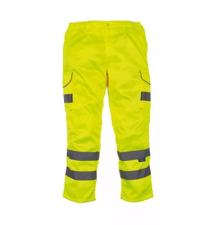 Spodnie Robocze Klasyczne Hi-Vis Odblaskowe YK018T - Hi-Vis Yellow
