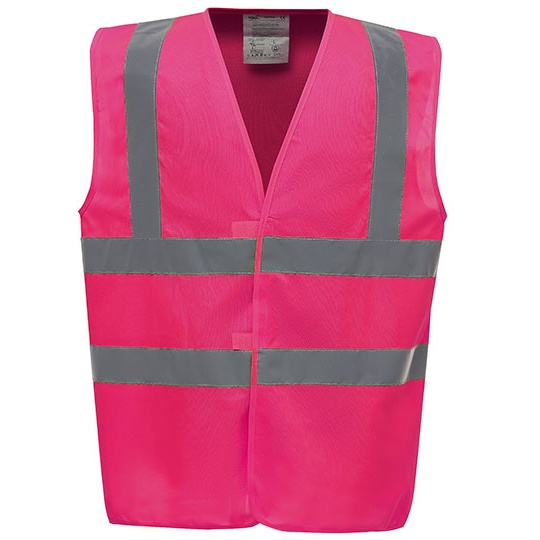 Kamizelka Ostrzegawcza Odblaskowa YK100 - Pink