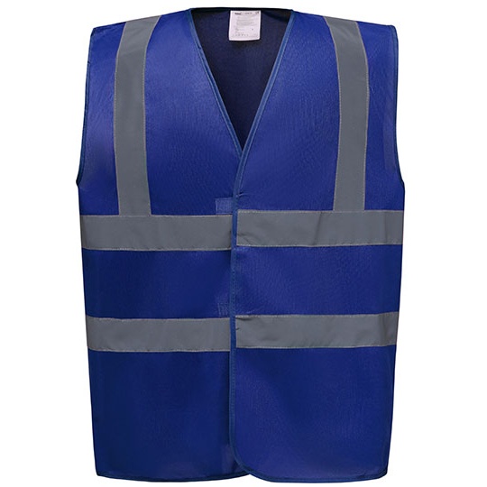 Kamizelka Ostrzegawcza Odblaskowa YK100 - Royal Blue