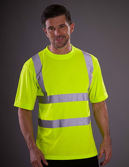 Koszulka Ostrzegawcza YK410 - Hi-Vis Yellow