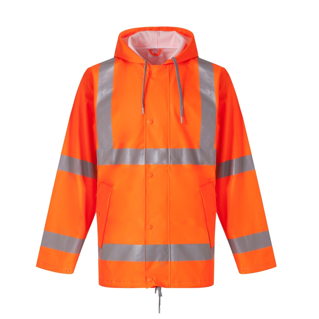 Kurtka Przeciwdeszczowa Hi-Vis Oddychająca YK450 - Orange