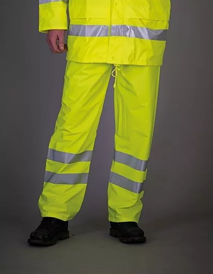 Spodnie Przeciwdeszczowe Oddychajace Hi-Vis YK451 - Hi-Vis Yellow