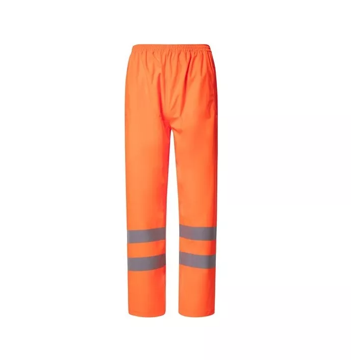 Spodnie Przeciwdeszczowe Oddychające Hi-Vis YK451 - Orange