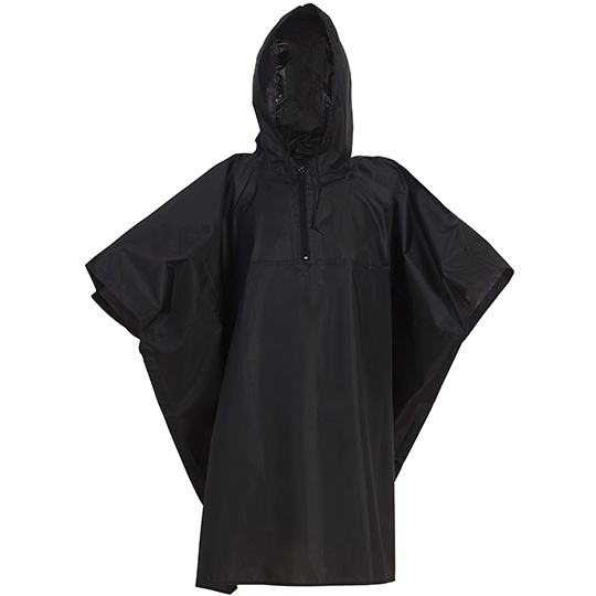 Poncho Oversize Nieprzemakalne YK470 - Black