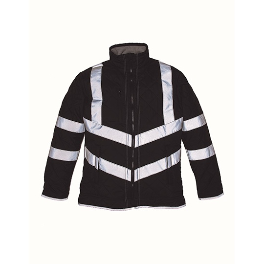 Kurtka Meska Hi-Vis Wodoszczelna YK706 - Black