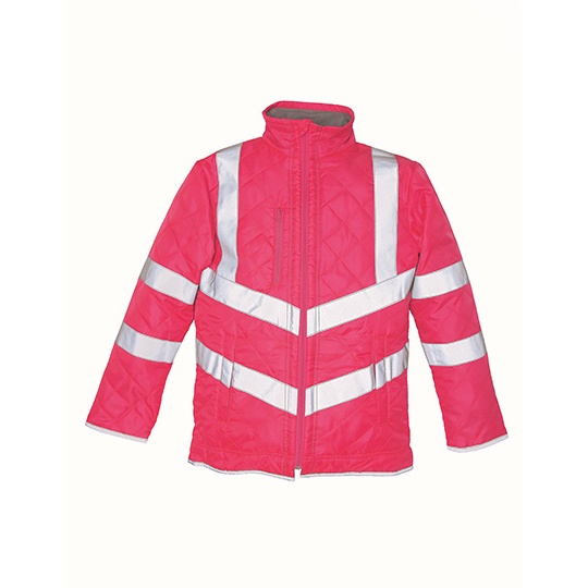 Kurtka Męska Hi-Vis Wodoszczelna YK706 - Pink