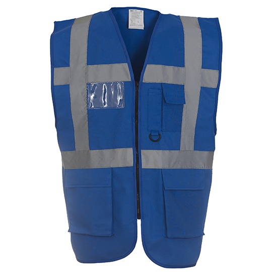 Kamizelka Robocza Odblaskowa YK801 - Royal Blue