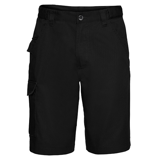 Szorty Meskie Klasyczne Twill Cargo Z002 - Black