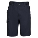 Szorty Męskie Klasyczne Twill Cargo Z002 - French Navy