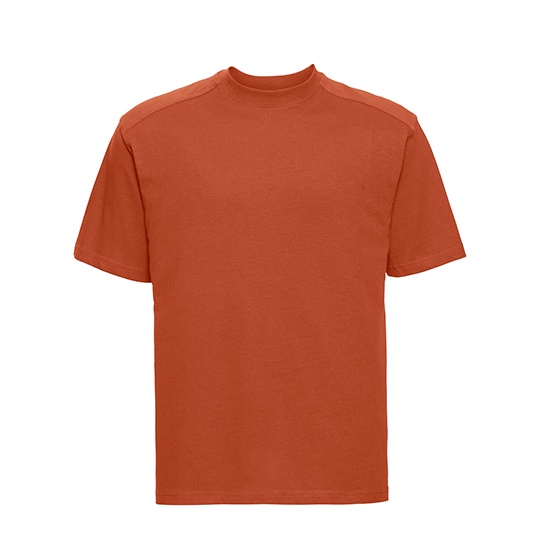 Koszulka Klasyczna Bawelniana Czesana Z010 - Orange