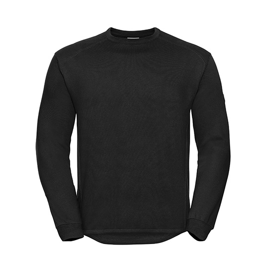 Bluza Klasyczna Czesana Bawelna Plamoodporna Z013 - Black
