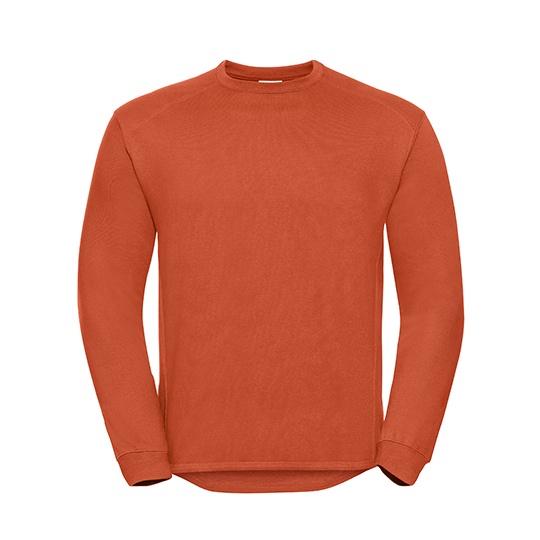 Bluza Klasyczna Czesana Bawelna Plamoodporna Z013 - Orange