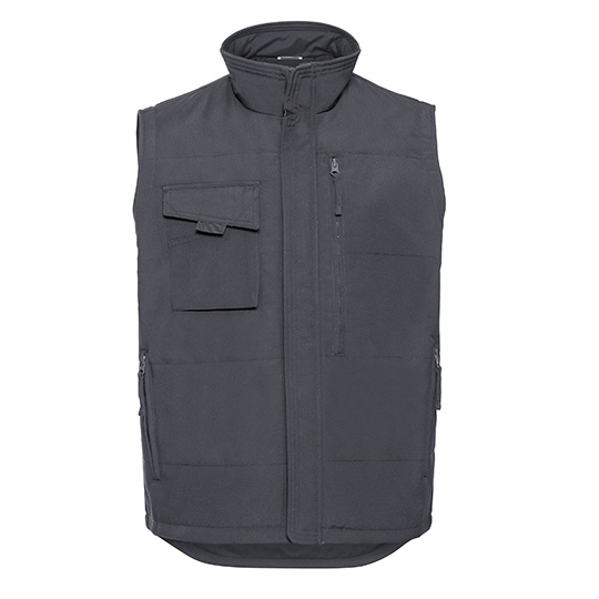 Kamizelka Robocza Klasyczna Odporna na Plamy Z014 - Convoy Grey (Solid)